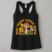Stay Trippy Little Hippy Mushroom Flowers Women's Tank Top thumb 3