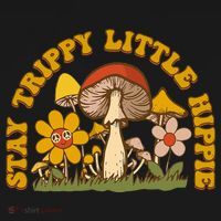 Stay Trippy Little Hippy Mushroom Flowers Women's Tank Top thumb 5