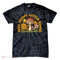 Stay Trippy Little Hippy Mushroom Flowers Tie-Dye T-Shirt thumb 0
