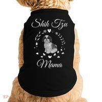 Shih Tzu Mama Funny Dog Lover Mothers Day Shitzu Dog Gift Doggie Tank thumb 0