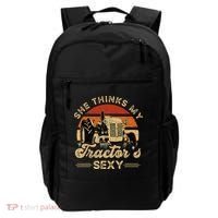 She think my tractor's sexy Farming Farmer Farm Farmer Backpack thumb 0