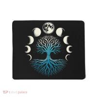 Spiritual Tree Moon Phases Yoga Mousepad thumb 0