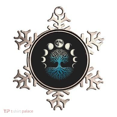 Spiritual Tree Moon Phases Yoga Ornament