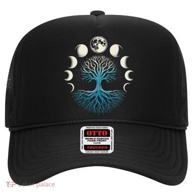 Spiritual Tree Moon Phases Yoga Hat