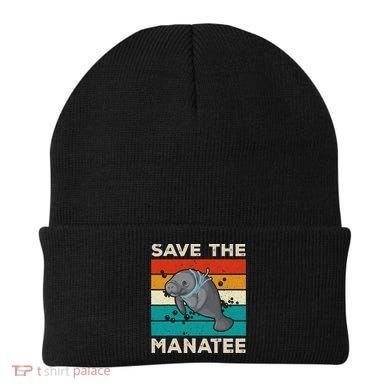 Save The Manatee Vintage Climate Change Earth Day Beanie