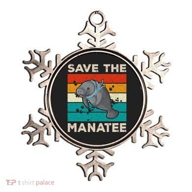 Save The Manatee Vintage Climate Change Earth Day Ornament