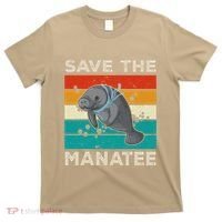 Save The Manatee Vintage Climate Change Earth Day T-Shirt thumb 0