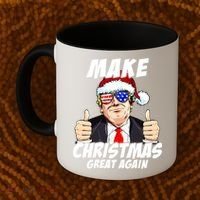 Santa Trump Make Christmas Great Again Family Matching Gift Coffee Mug thumb 2