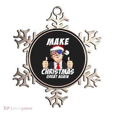 Santa Trump Make Christmas Great Again Family Matching Gift Ornament