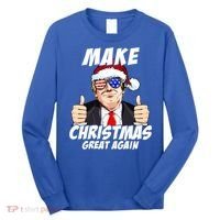 Santa Trump Make Christmas Great Again Family Matching Gift Long Sleeve Shirt thumb 0