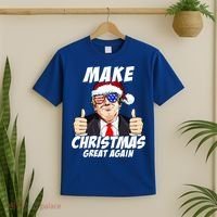 Santa Trump Make Christmas Great Again Family Matching Gift T-Shirt thumb 2