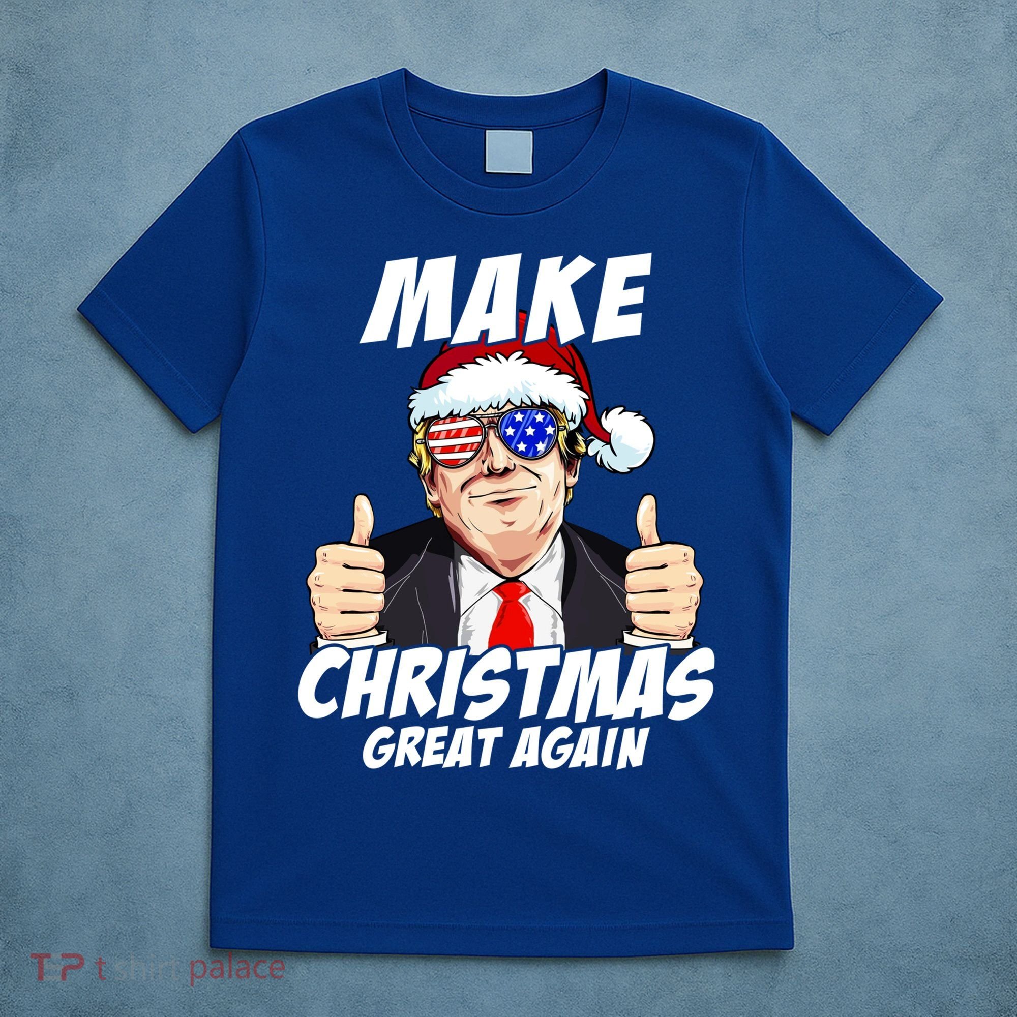 Santa Trump Make Christmas Great Again Family Matching Gift T-Shirt