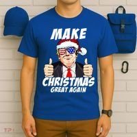 Santa Trump Make Christmas Great Again Family Matching Gift T-Shirt thumb 6