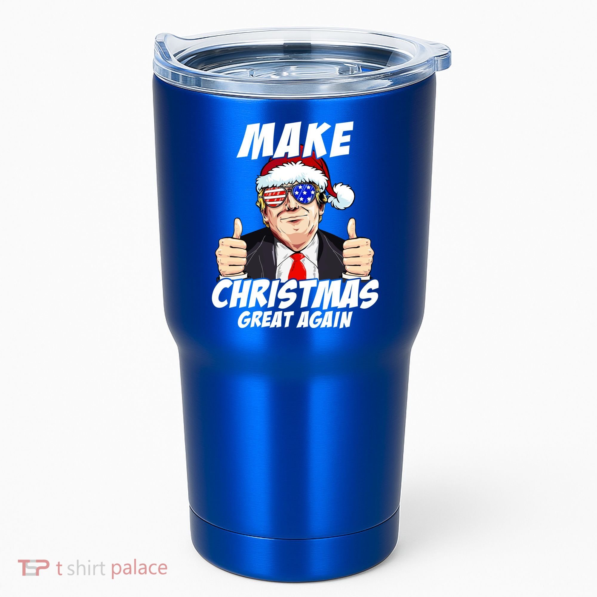 Santa Trump Make Christmas Great Again Family Matching Gift Tumbler