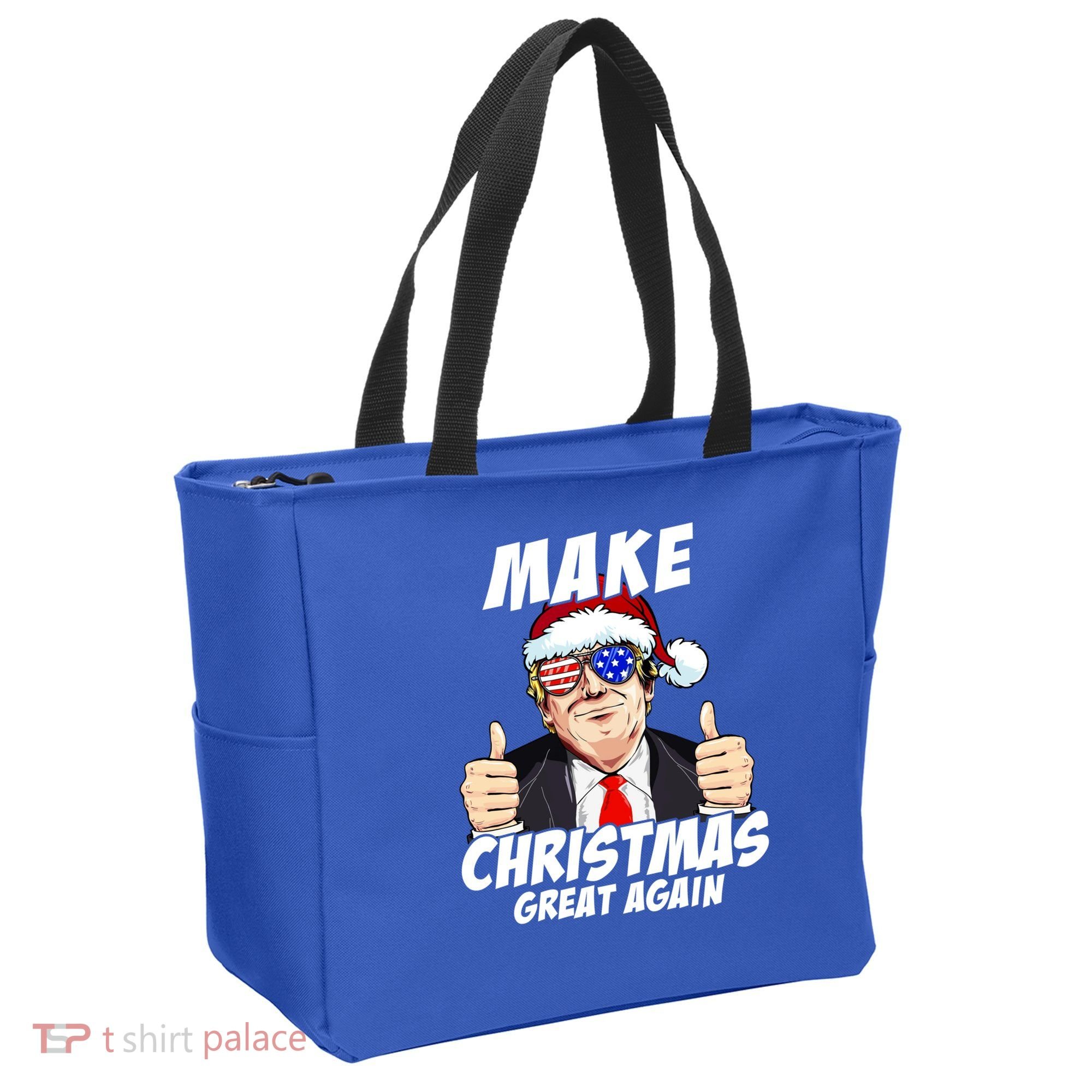 Santa Trump Make Christmas Great Again Family Matching Gift Tote Bag