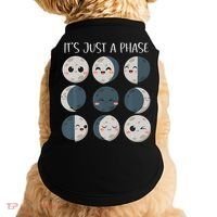 Science Teacher Moon Phases Scientist Back To School Doggie Tank thumb 0
