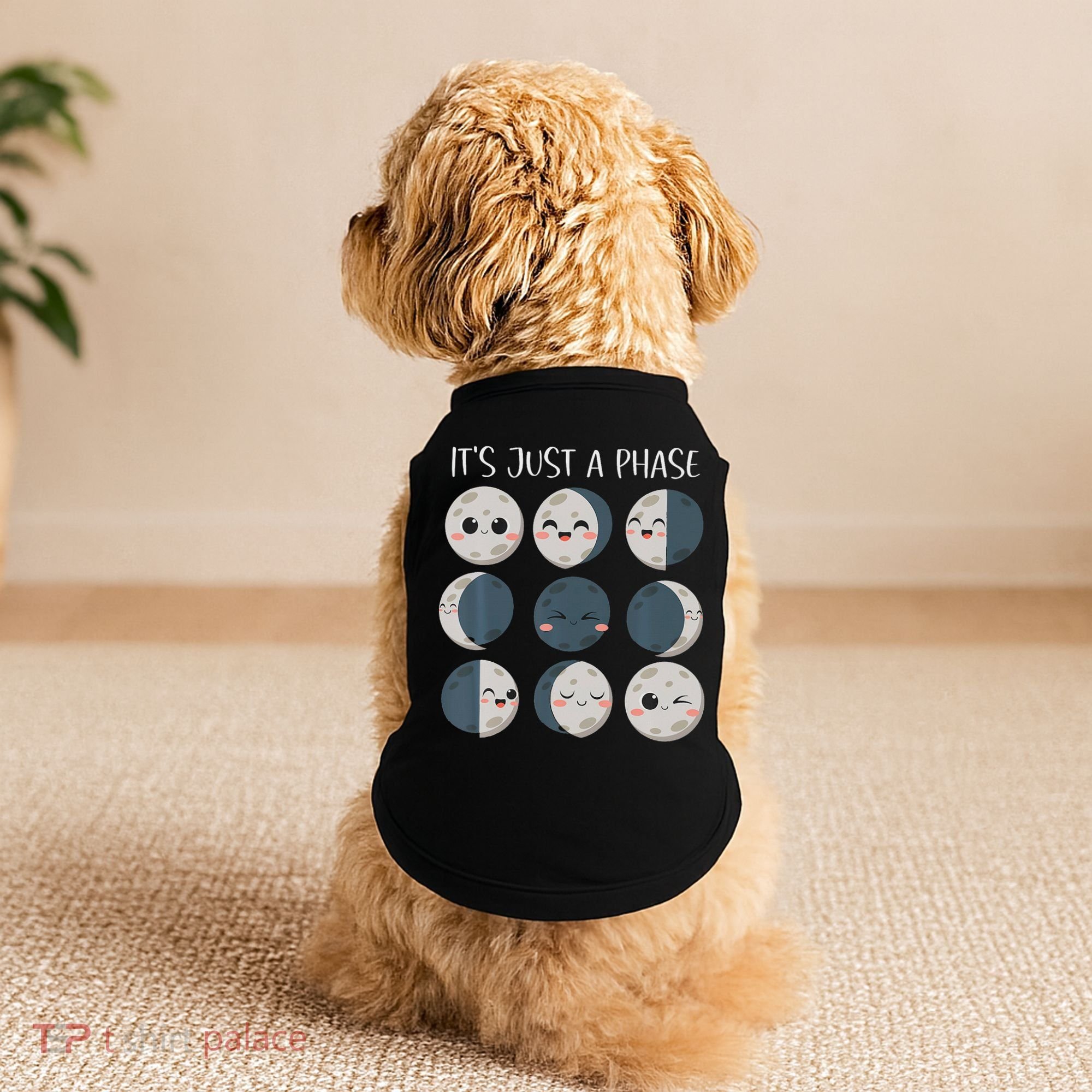 Science Teacher Moon Phases Scientist Back To School Doggie Tank