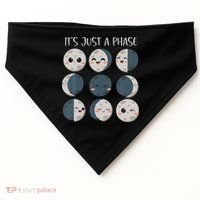 Science Teacher Moon Phases Scientist Back To School USA-Made Doggie Bandana thumb 0