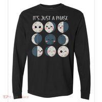 Science Teacher Moon Phases Scientist Back To School Comfort Colors Heavyweight Long Sleeve T-Shirt thumb 0