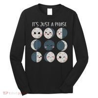 Science Teacher Moon Phases Scientist Back To School Long Sleeve Shirt thumb 0