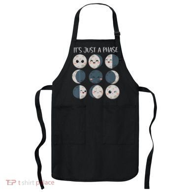 Science Teacher Moon Phases Scientist Back To School Apron