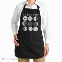 Science Teacher Moon Phases Scientist Back To School Apron thumb 2