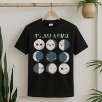 Science Teacher Moon Phases Scientist Back To School T-Shirt thumb 2