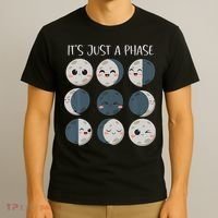 Science Teacher Moon Phases Scientist Back To School T-Shirt thumb 3
