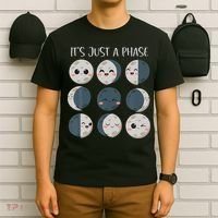Science Teacher Moon Phases Scientist Back To School T-Shirt thumb 6