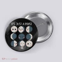Science Teacher Moon Phases Scientist Back To School Button thumb 0