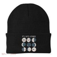Science Teacher Moon Phases Scientist Back To School Beanie thumb 0