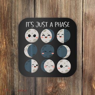 Science Teacher Moon Phases Scientist Back To School Coaster