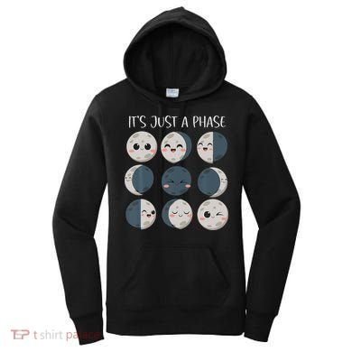 Science Teacher Moon Phases Scientist Back To School Women's Hoodie