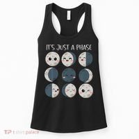 Science Teacher Moon Phases Scientist Back To School Women's Tank Top thumb 0