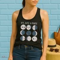 Science Teacher Moon Phases Scientist Back To School Women's Tank Top thumb 2