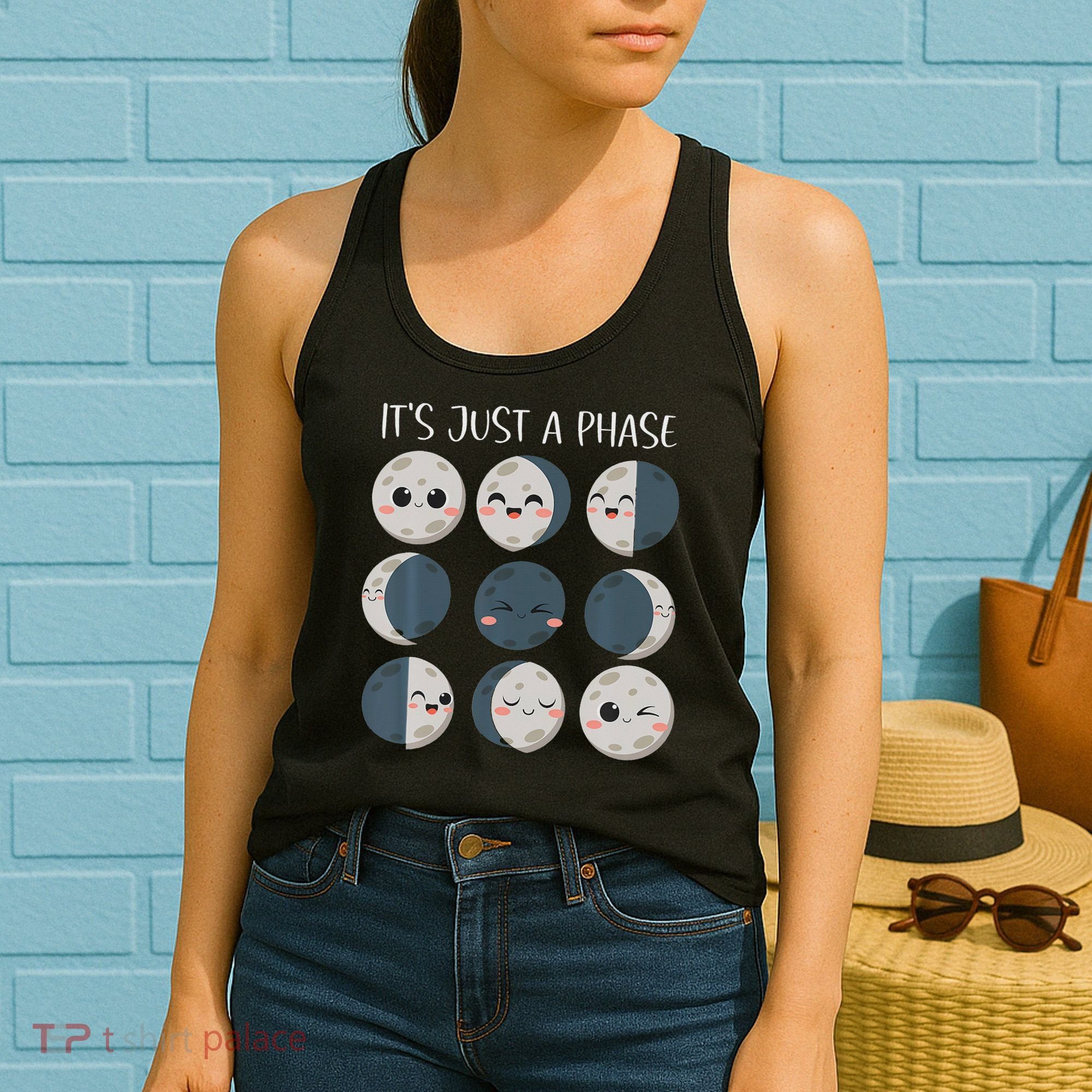 Science Teacher Moon Phases Scientist Back To School Women's Tank Top