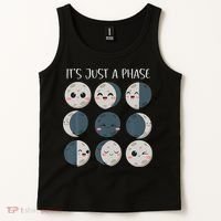 Science Teacher Moon Phases Scientist Back To School Tank Top thumb 2