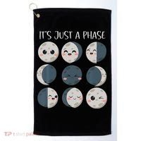 Science Teacher Moon Phases Scientist Back To School Golf Towel thumb 0