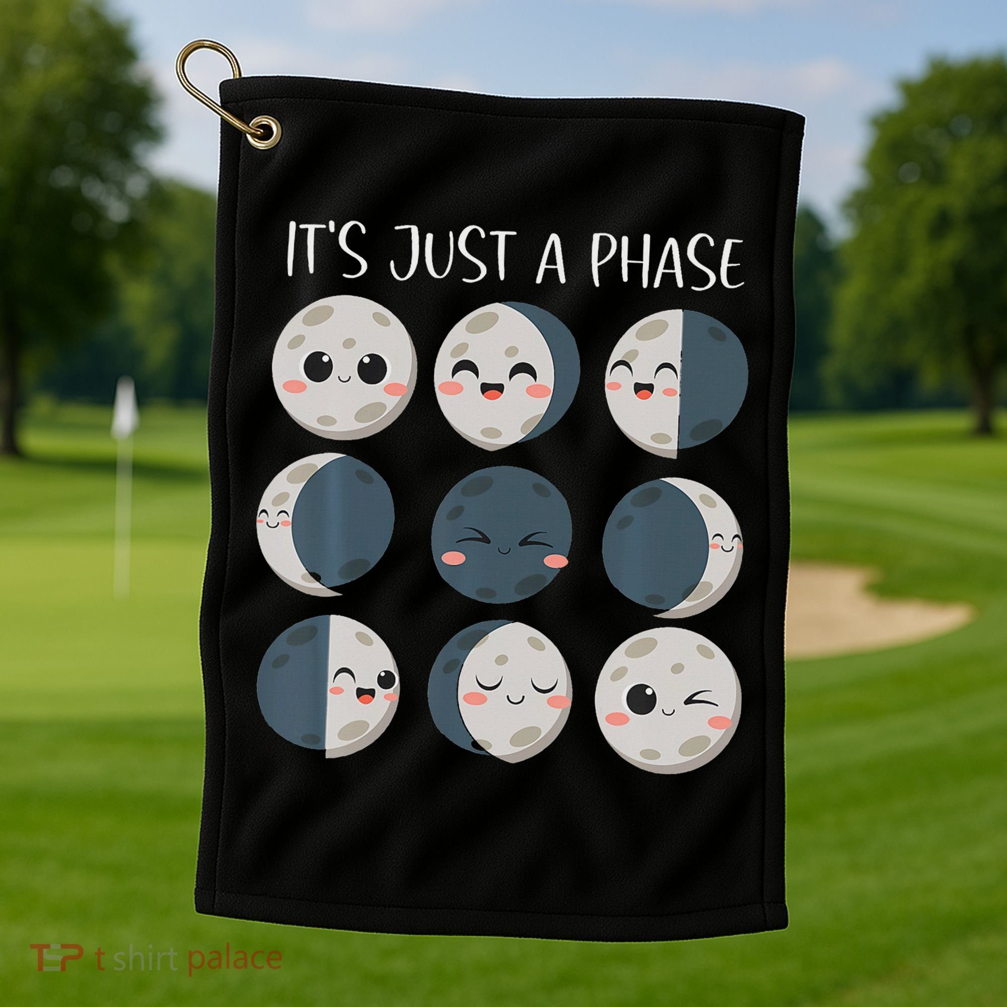 Science Teacher Moon Phases Scientist Back To School Golf Towel