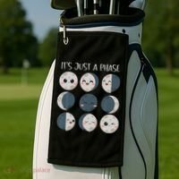 Science Teacher Moon Phases Scientist Back To School Golf Towel thumb 2