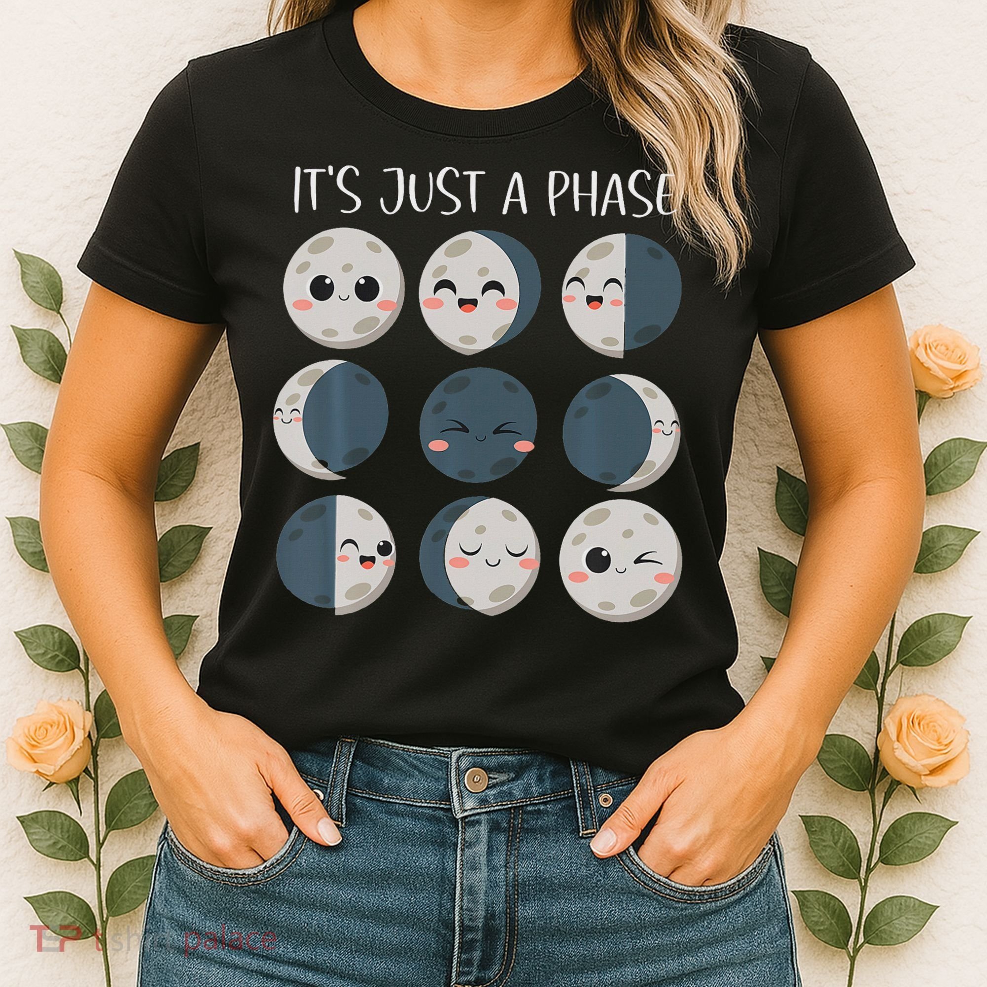 Science Teacher Moon Phases Scientist Back To School Women's T-Shirt