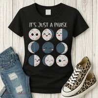Science Teacher Moon Phases Scientist Back To School Women's T-Shirt thumb 3