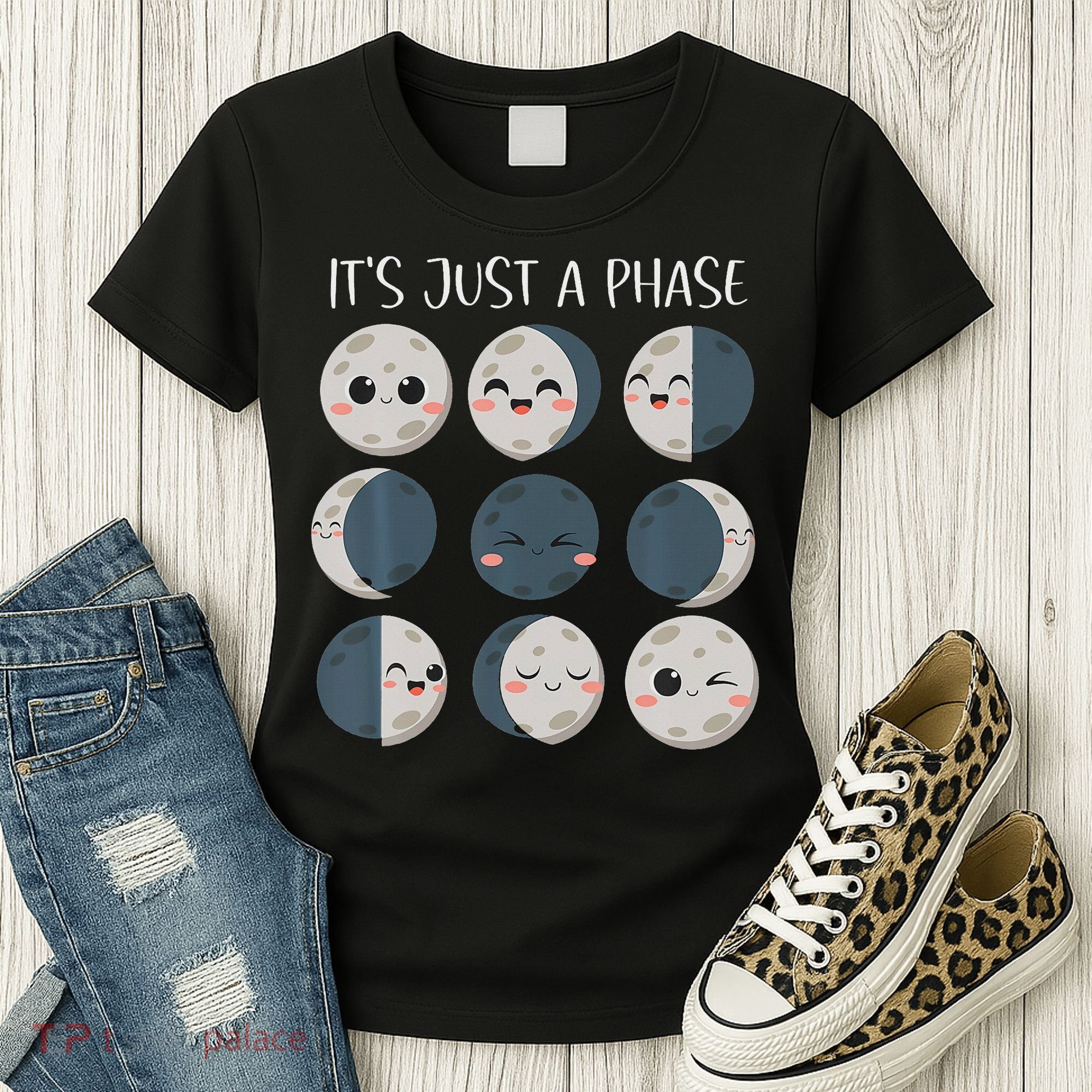 Science Teacher Moon Phases Scientist Back To School Women's T-Shirt