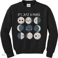 Science Teacher Moon Phases Scientist Back To School Kids Sweatshirt thumb 0