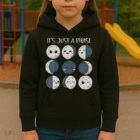 Science Teacher Moon Phases Scientist Back To School Kids Hoodie thumb 3