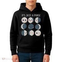 Science Teacher Moon Phases Scientist Back To School Kids Hoodie thumb 4