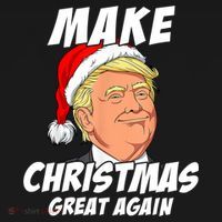 Santa Trump Make Christmas Great Again Matching Pajama Gift Women's Hoodie thumb 2
