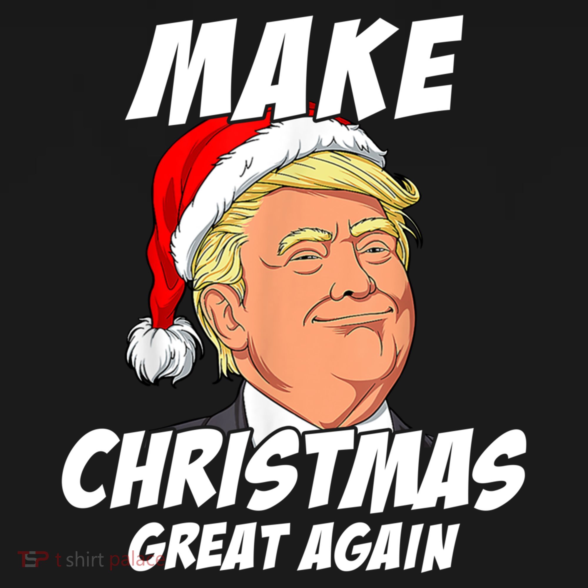 Santa Trump Make Christmas Great Again Matching Pajama Gift Women's Hoodie