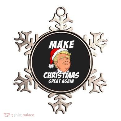 Santa Trump Make Christmas Great Again Matching Pajama Gift Ornament