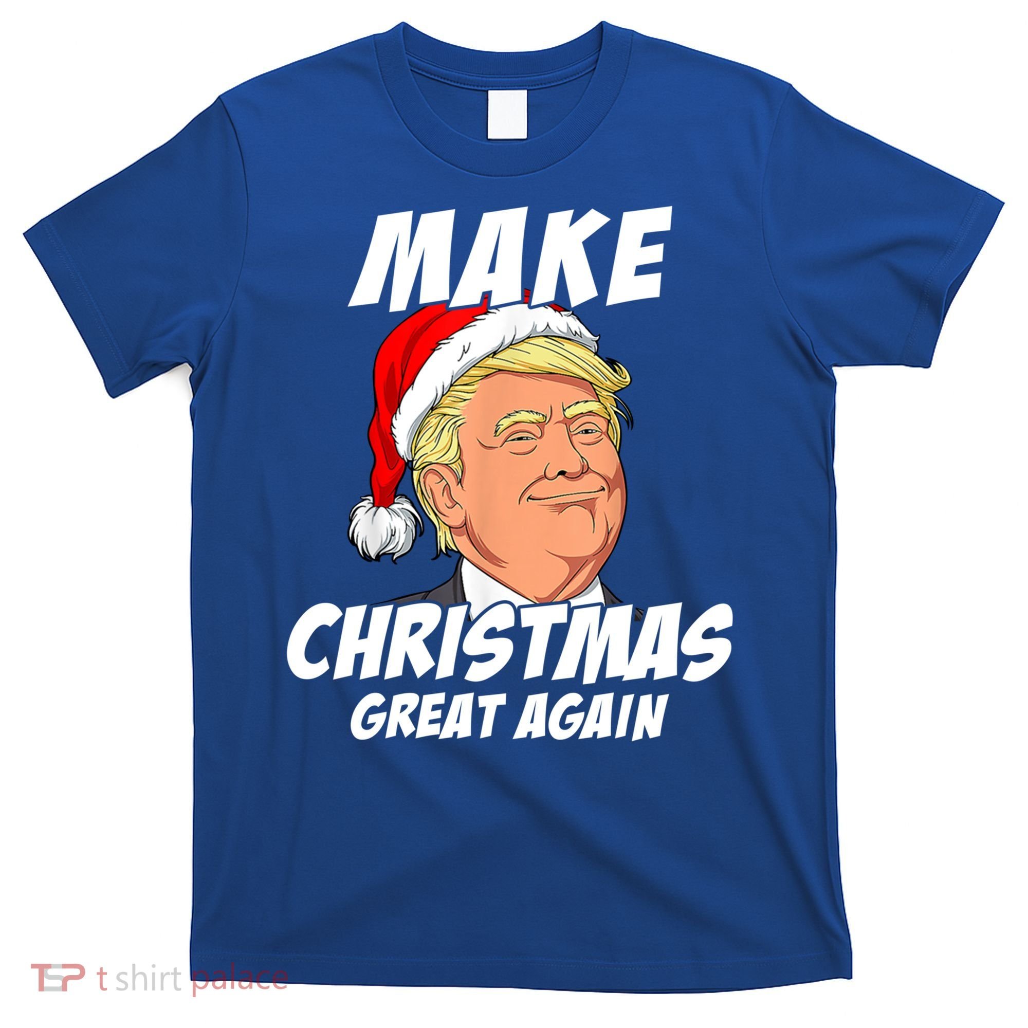 Santa Trump Make Christmas Great Again Matching Pajama Gift T-Shirt